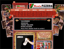 Tablet Screenshot of nicolapizzeria.com
